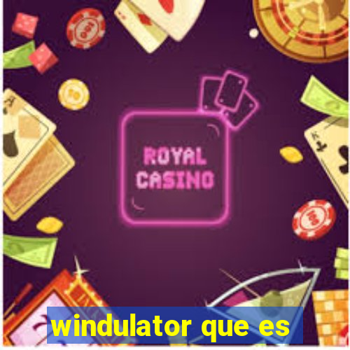 windulator que es